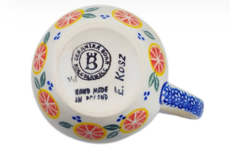 Bona, Citrus Craze, Medium Bubble Mug 12 oz.