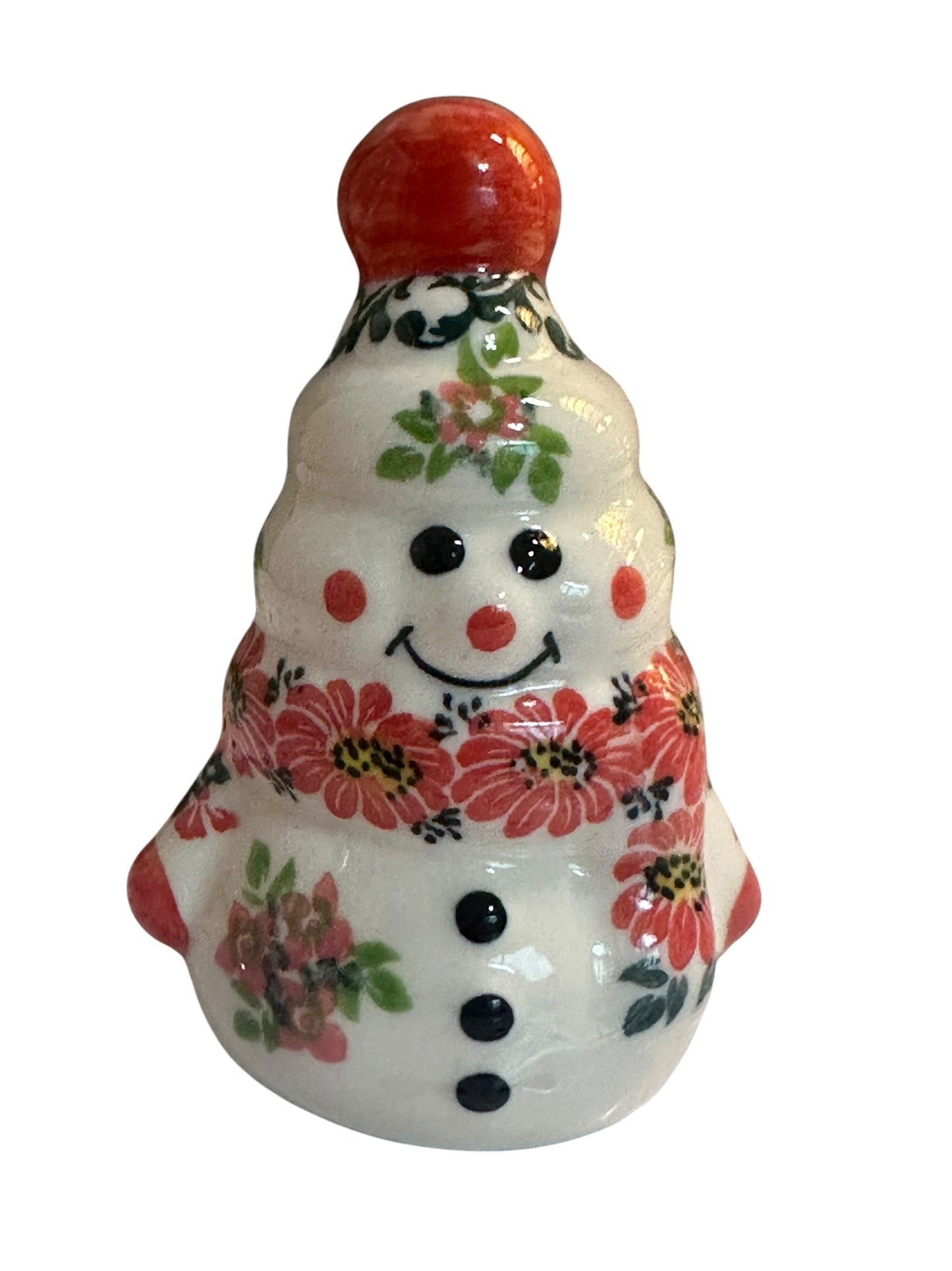 Dalia, Floral Fantasia, Snowman Figurine 4"