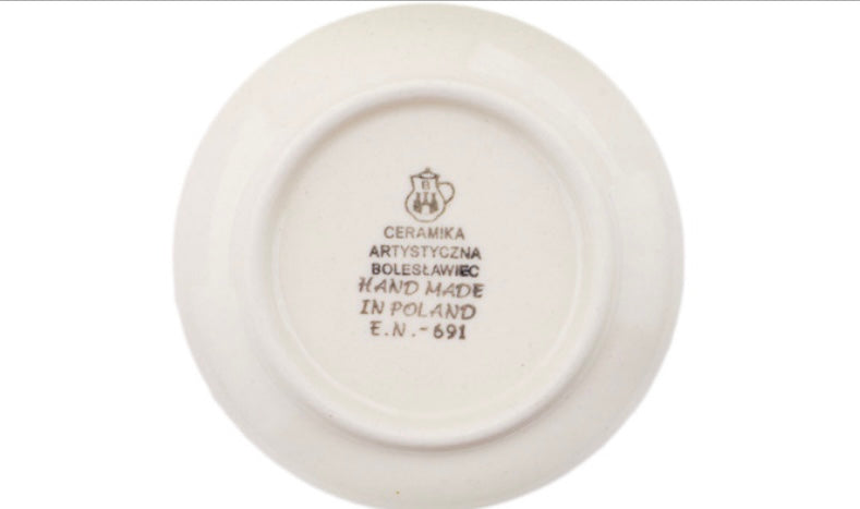 Ceramika Artystyczna Polish Pottery, Marigold Morning, Mini Plate/Coaster