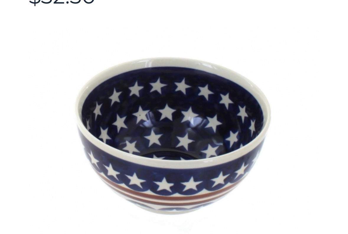 Zaklady, Stars & Stripes Dessert Bowl