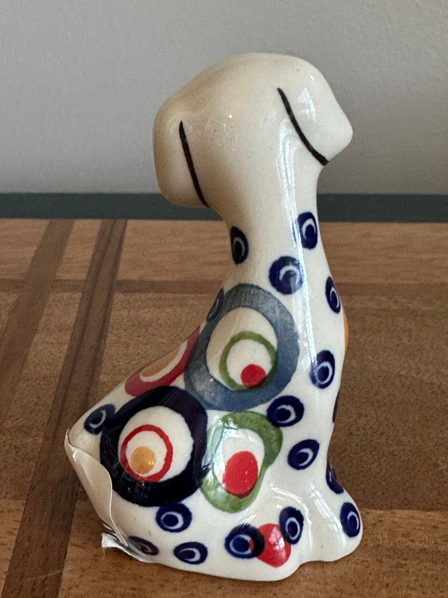 Manufaktura Polish Pottery Oh! Dog Figurine
