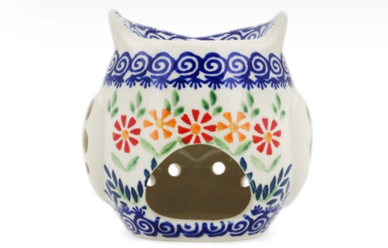 Manufaktura, Marigold Owl Luminary/Wax Warmer/ Figurine