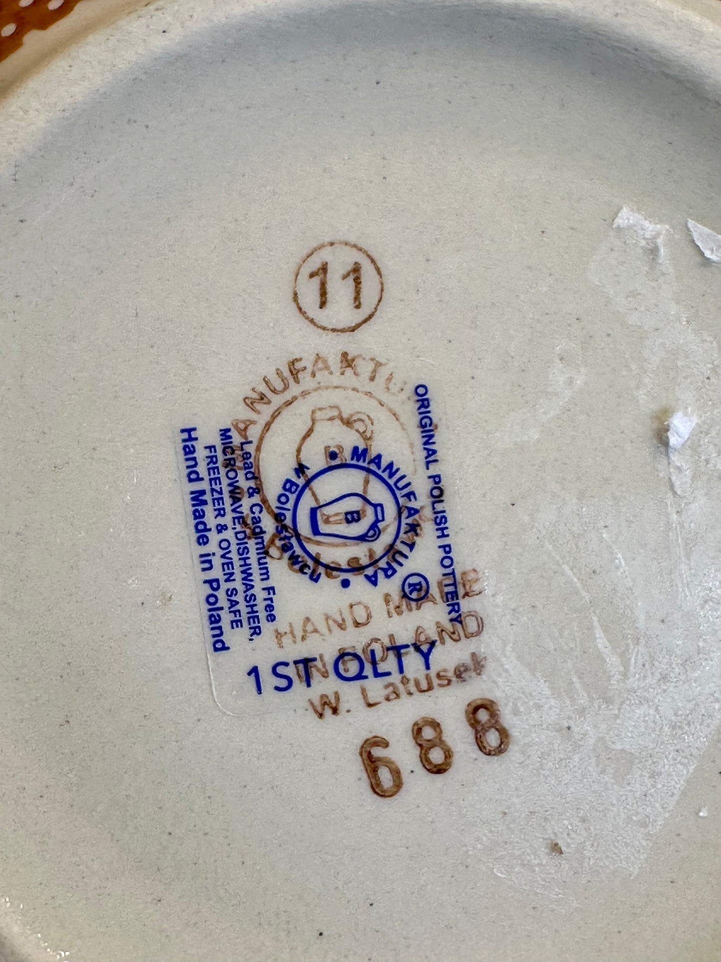 Manufaktura, Jungle Flora, Scalloped Bowl. 5.5"