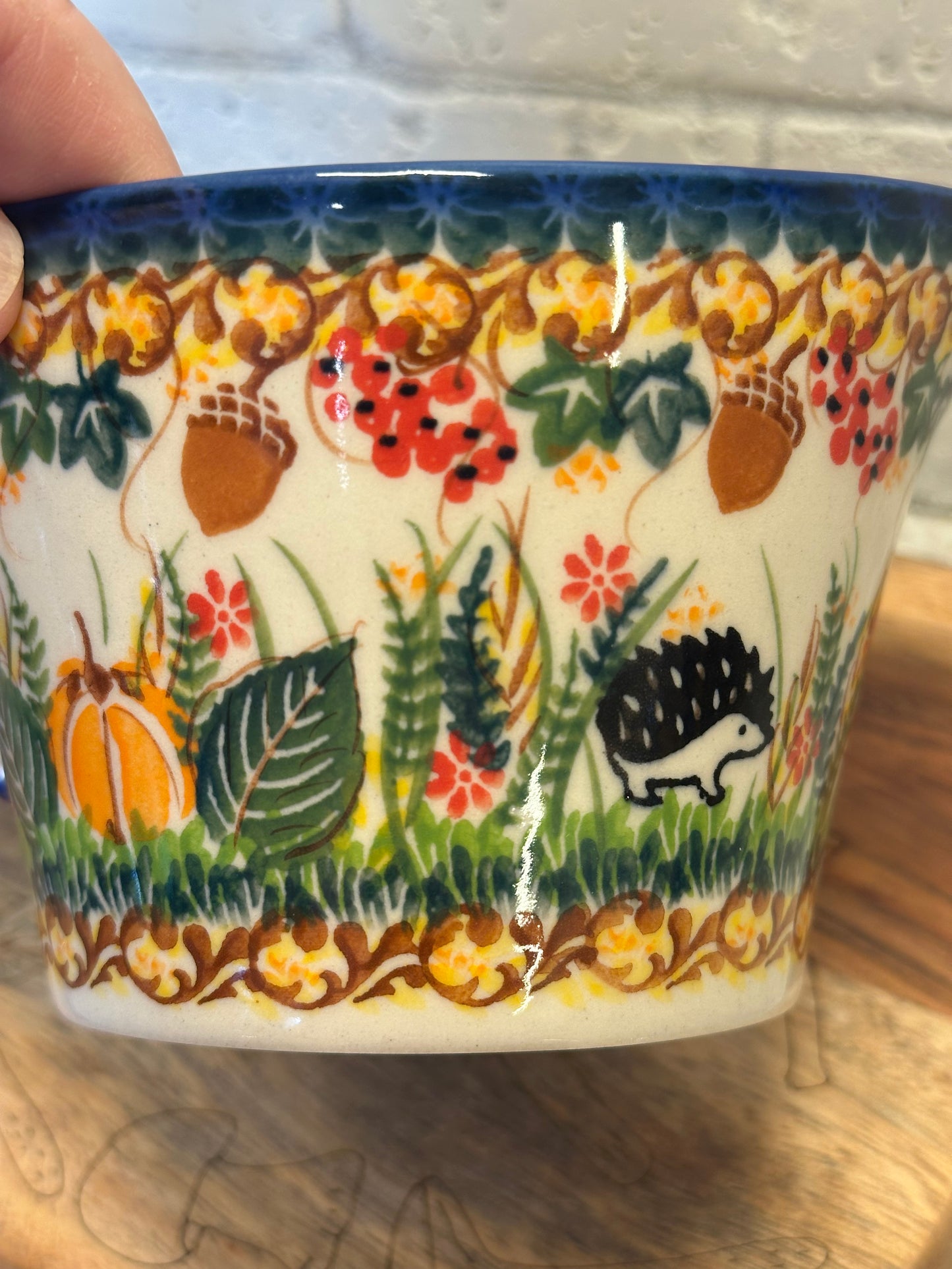 Kalich, Art Level A, Acorn, Hedgehog, Pumpkin, Loop Gravy Boat