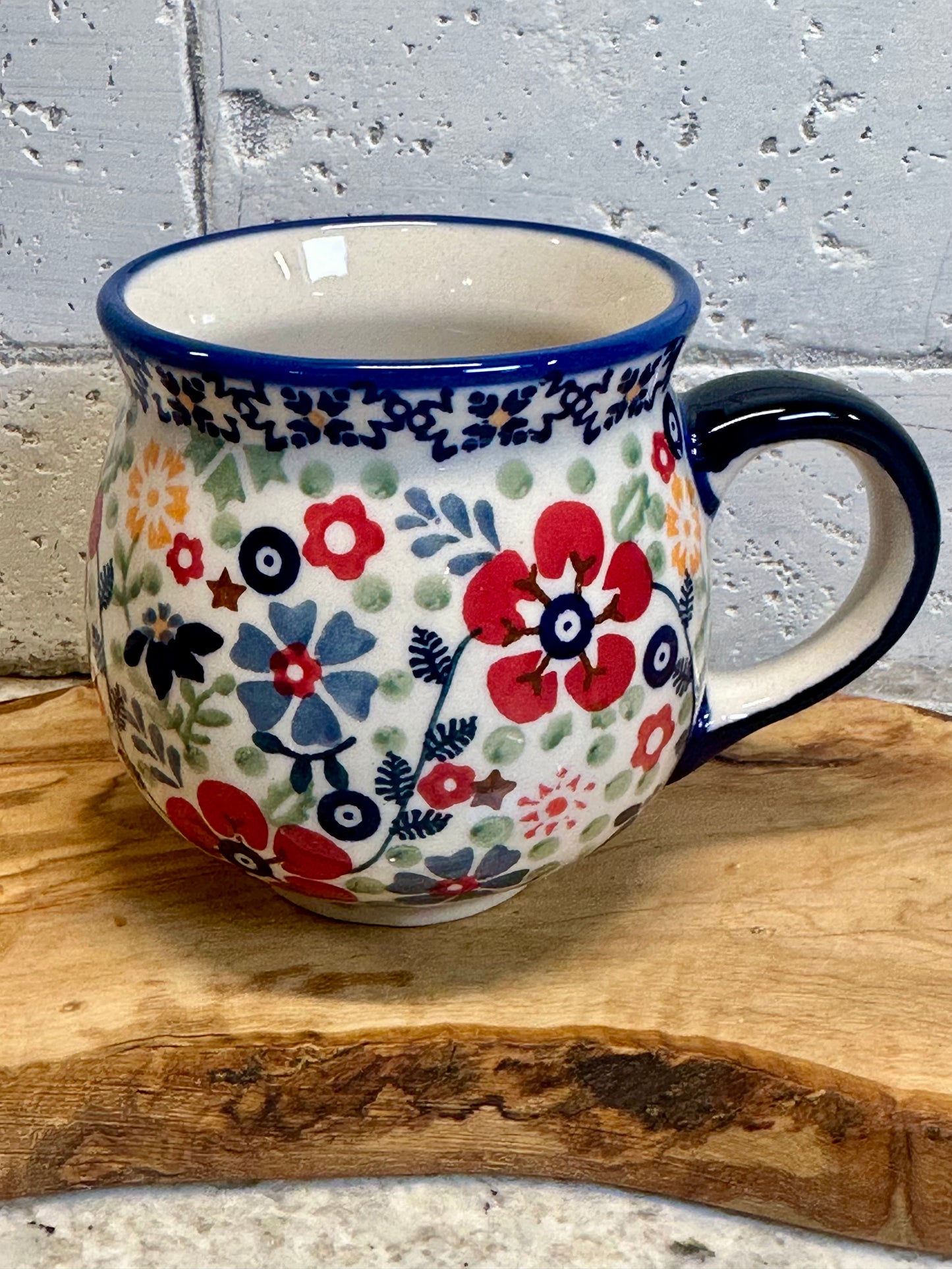 Manufaktura, Prairie Blooms, Large Bubble Mug