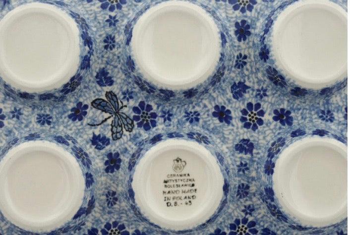 Ceramika Artystyczna, Misty Dragonfly, Muffin Pan