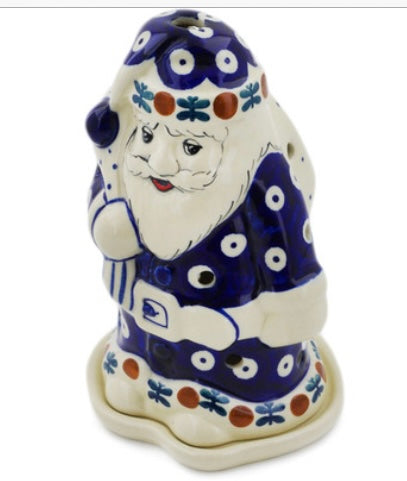 Manufaktura Polish Pottery, Traditional Mosquito, Santa Luminary