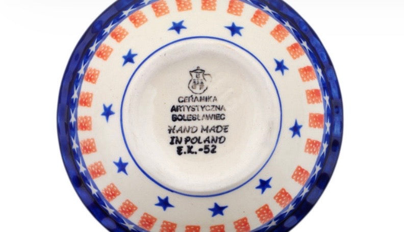 Ceramika Artystyczna, Classic Americana, Scalloped Bowl 5"