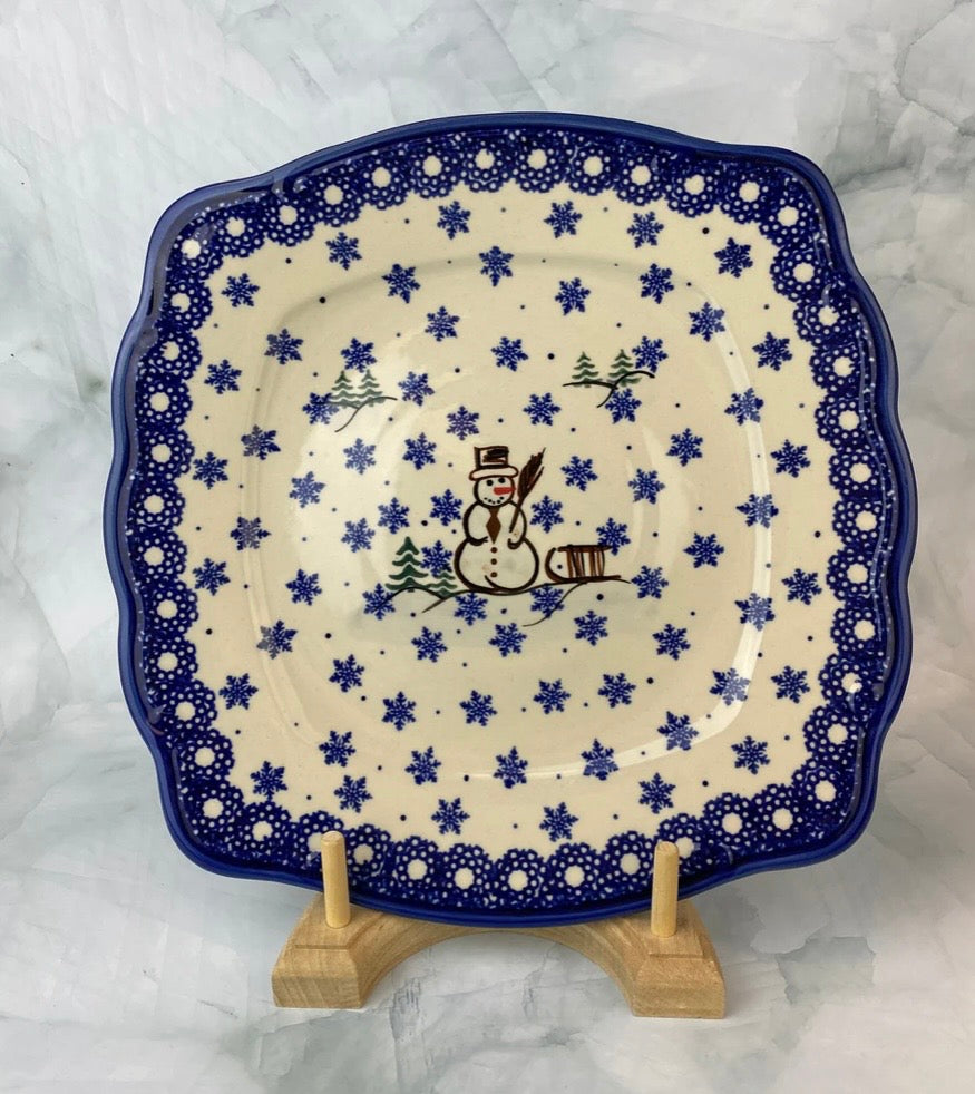 Andy, Unikat Snowman Plate/Platter