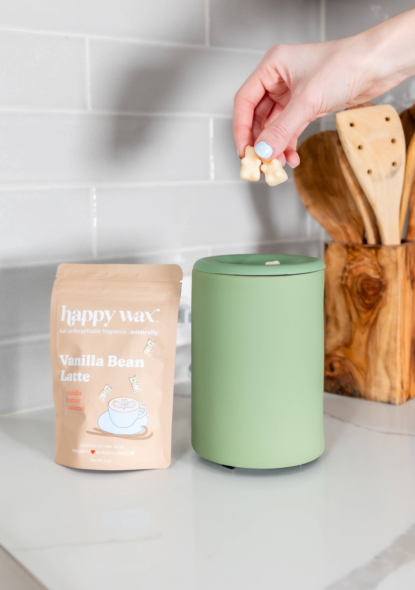 Vanilla Sandalwood Wax Melts - Eco Tin (4 oz) or 8oz Pouch