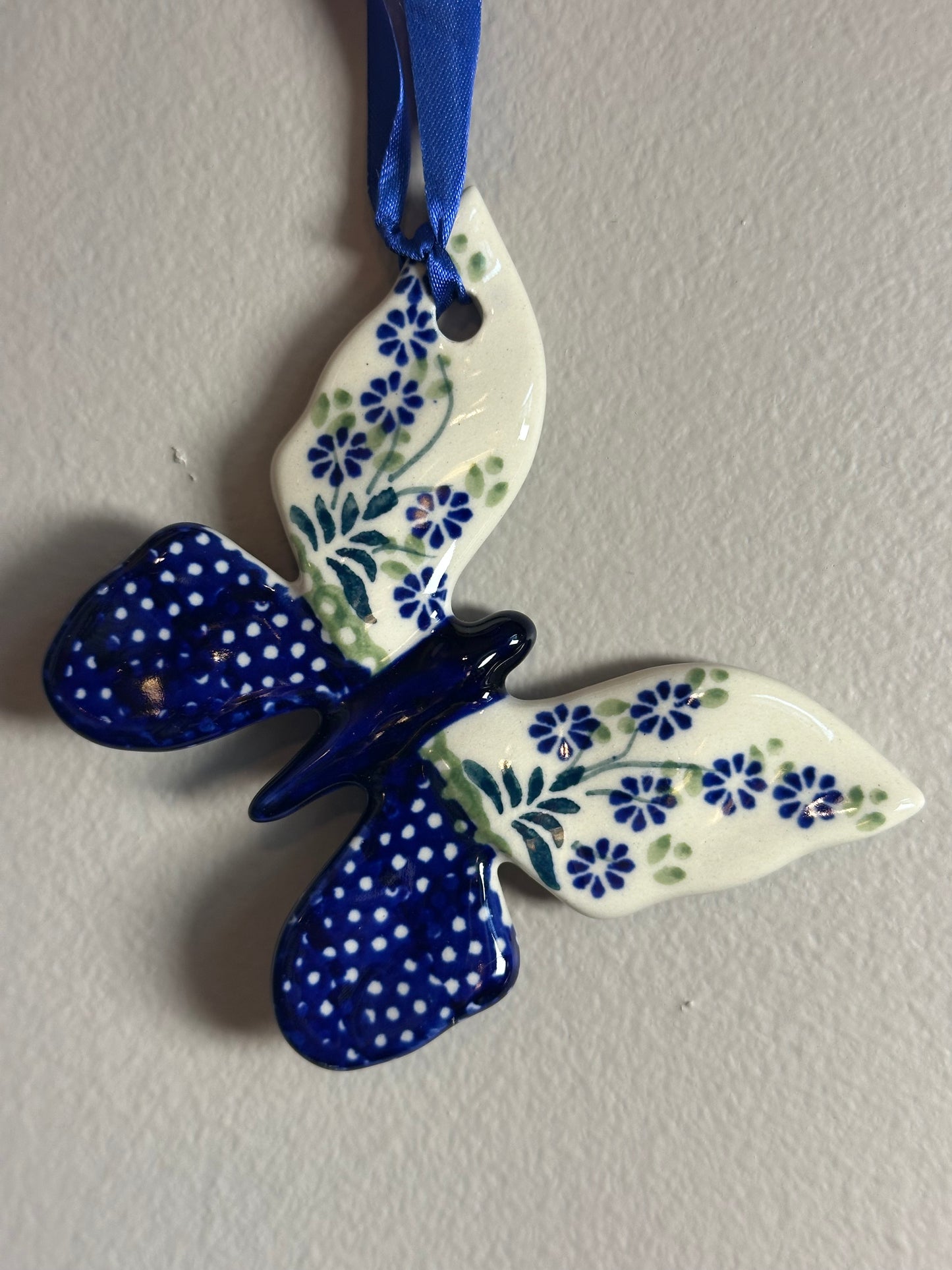 Manufaktura, Forget Me Nots, Butterfly Ornament