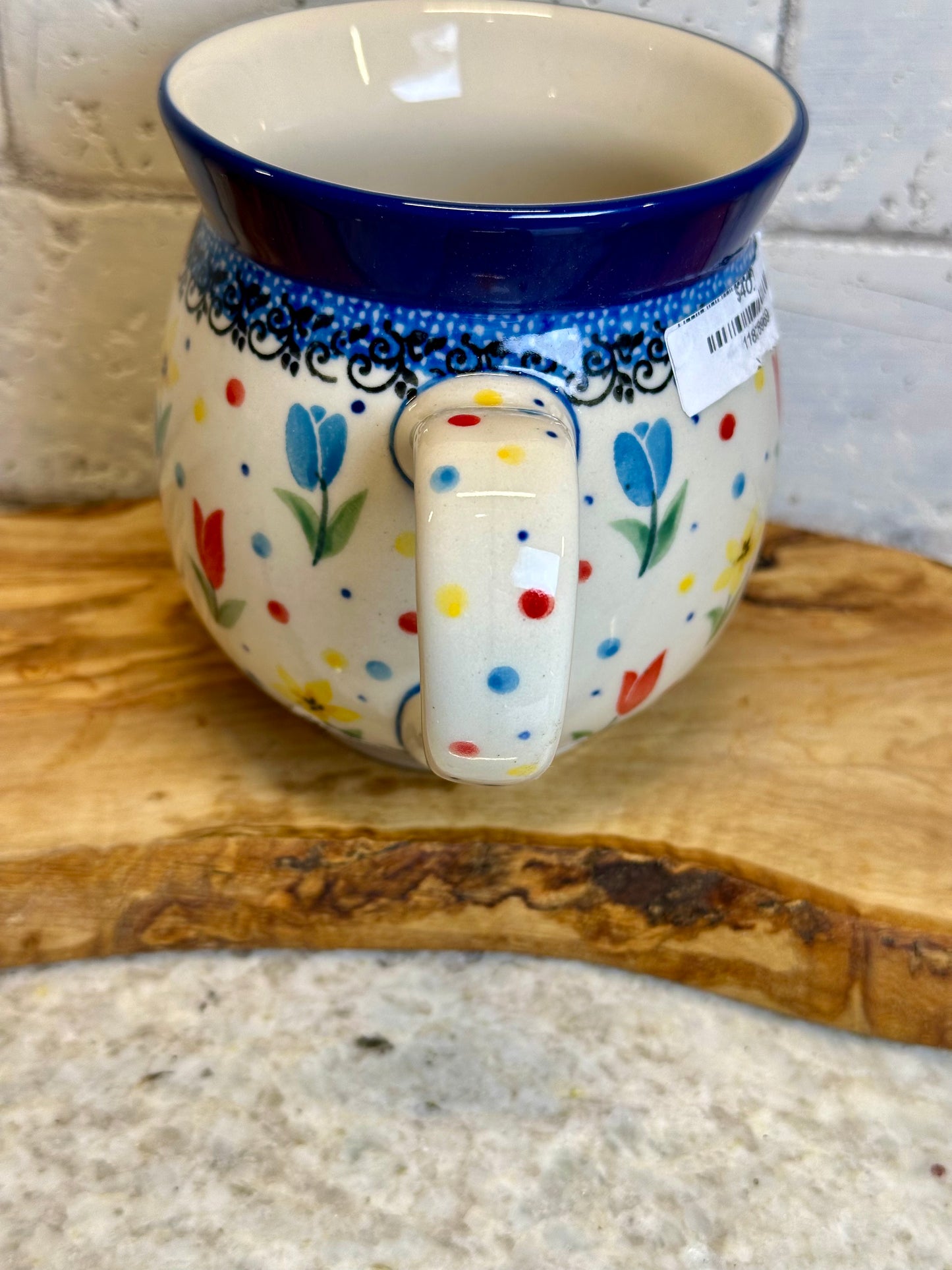 Ceramika Artystyczna, Unikat U4975, Full Bloom, Large Bubble Mug
