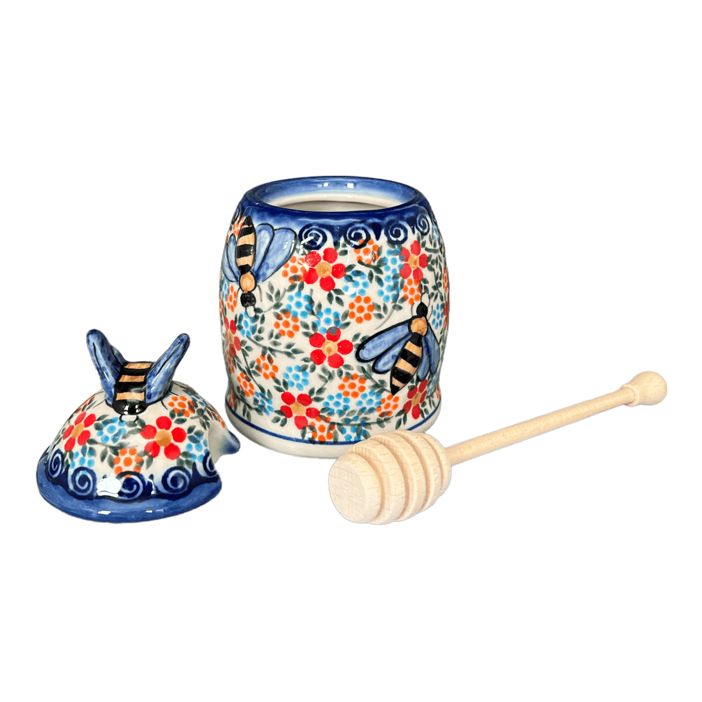 Jar, Honey, 5" in "Meadow in Bloom" by Andy