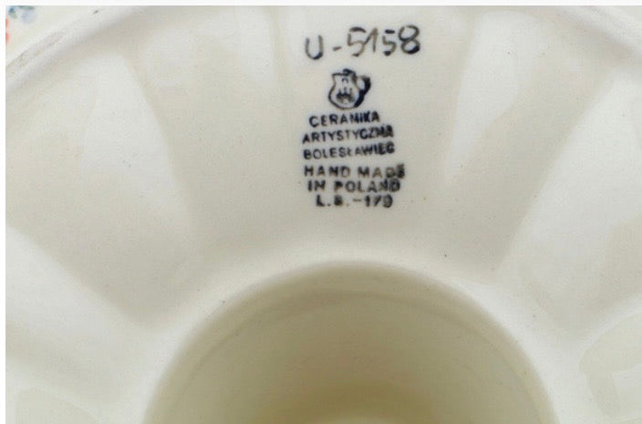 Ceramika Artystyczna, U5158 Anemone Flower Garden, Bundt Pan