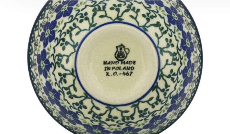 Ceramika Artystyczna, Blue Dogwood, Bowl 5"