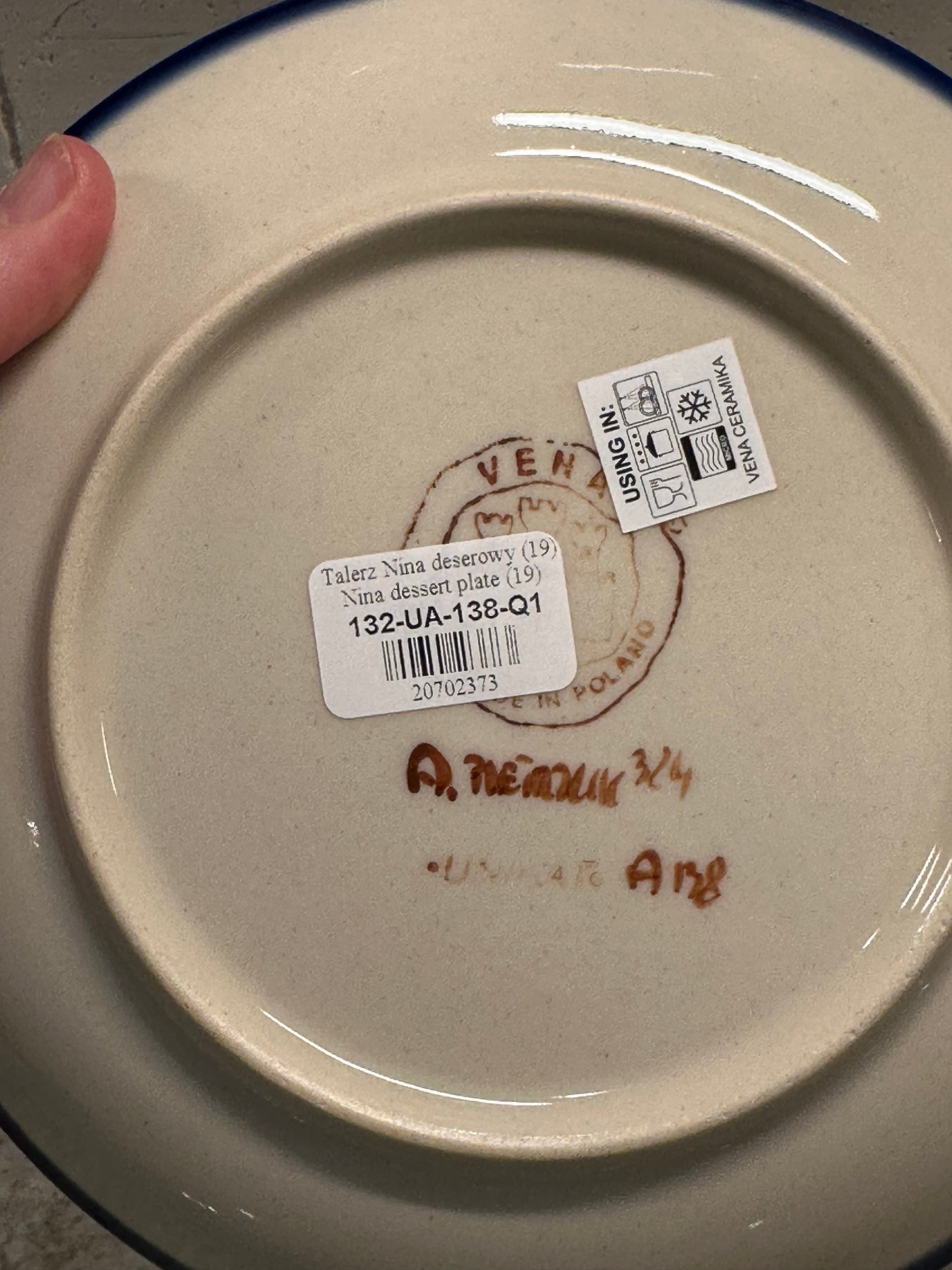 Vena, Christmas Bounty Dessert/Luncheon Plate
