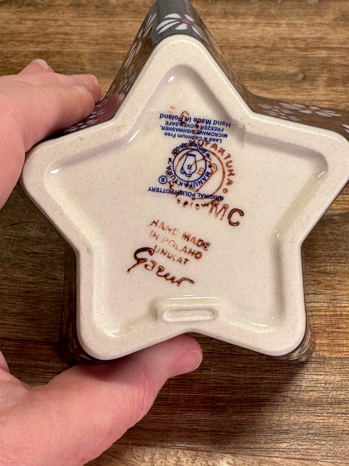 Manufaktura Polish Pottery, Razzle Dazzle, Star Bowl