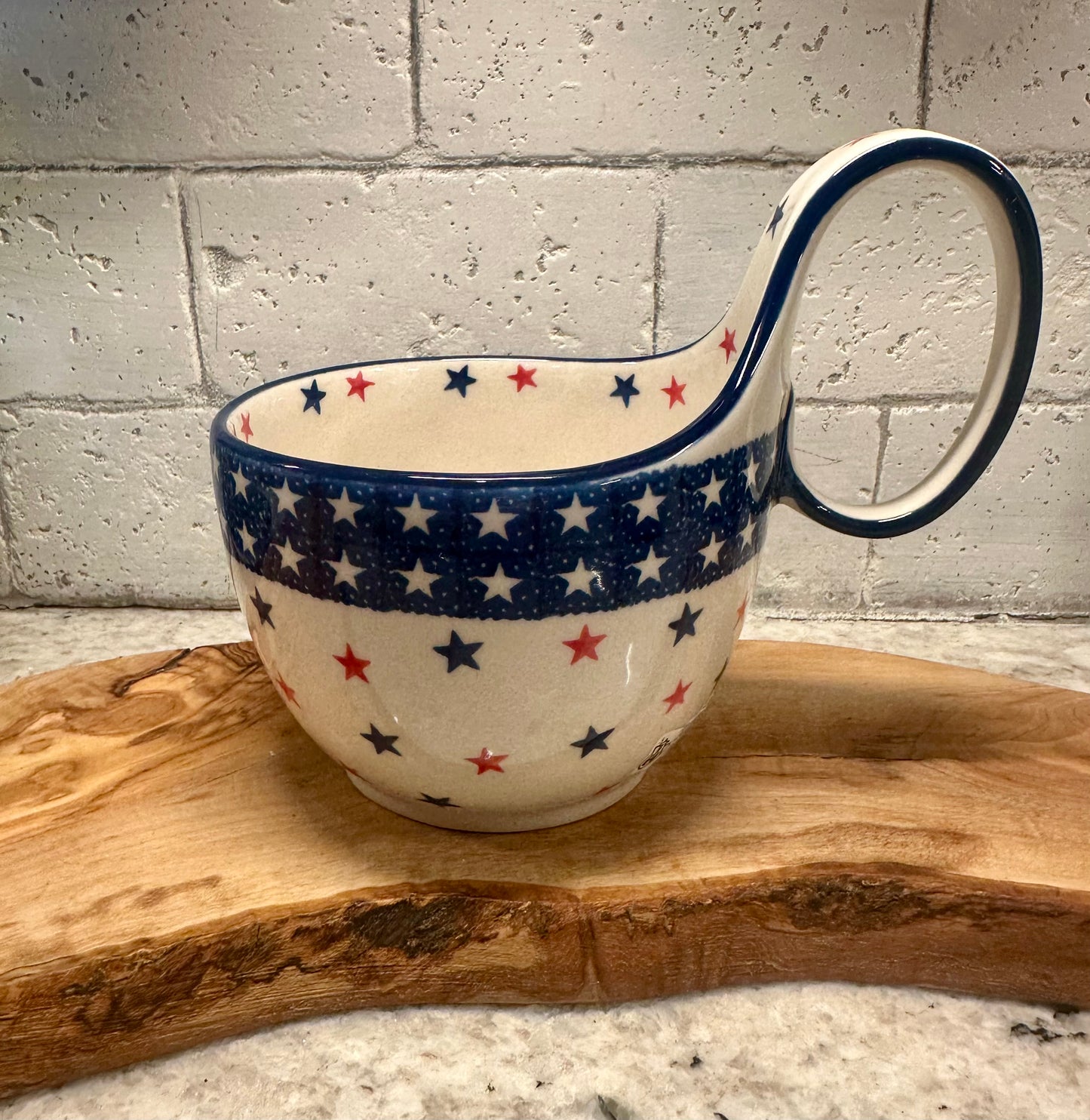 Ceramika Artystyczna, American Stars and Stripes, Loop Bowl/Mug