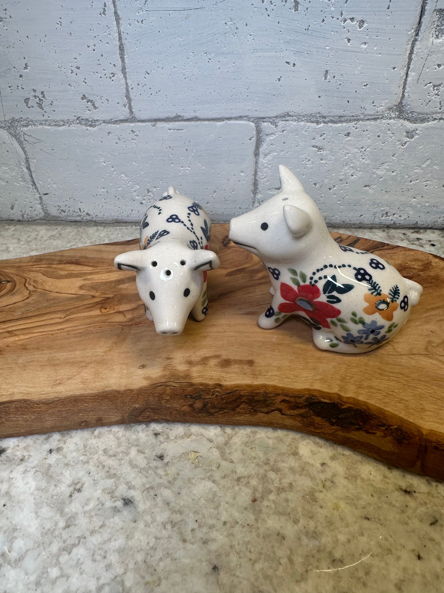 Manufaktura, Polonaise, Piggy Salt and Pepper Set