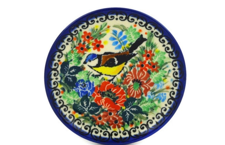 Ceramika Artystyczna, Robin's Wreath, Coaster/Mini Plate