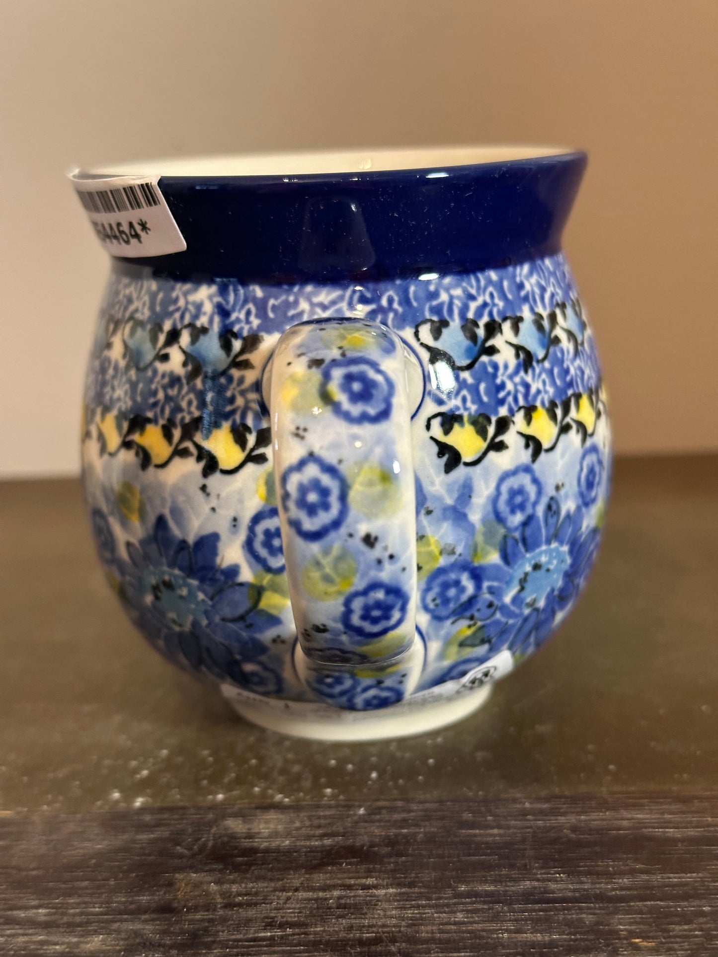 Ceramika Artystyczna, Unikat U4744, Deep Blue, Bubble Mug