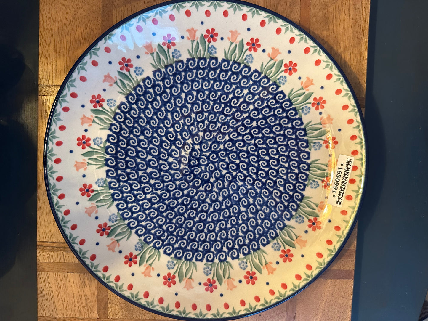 Ceramika Artystyczna Polish Pottery, Babcia's Garden, Dinner Plate