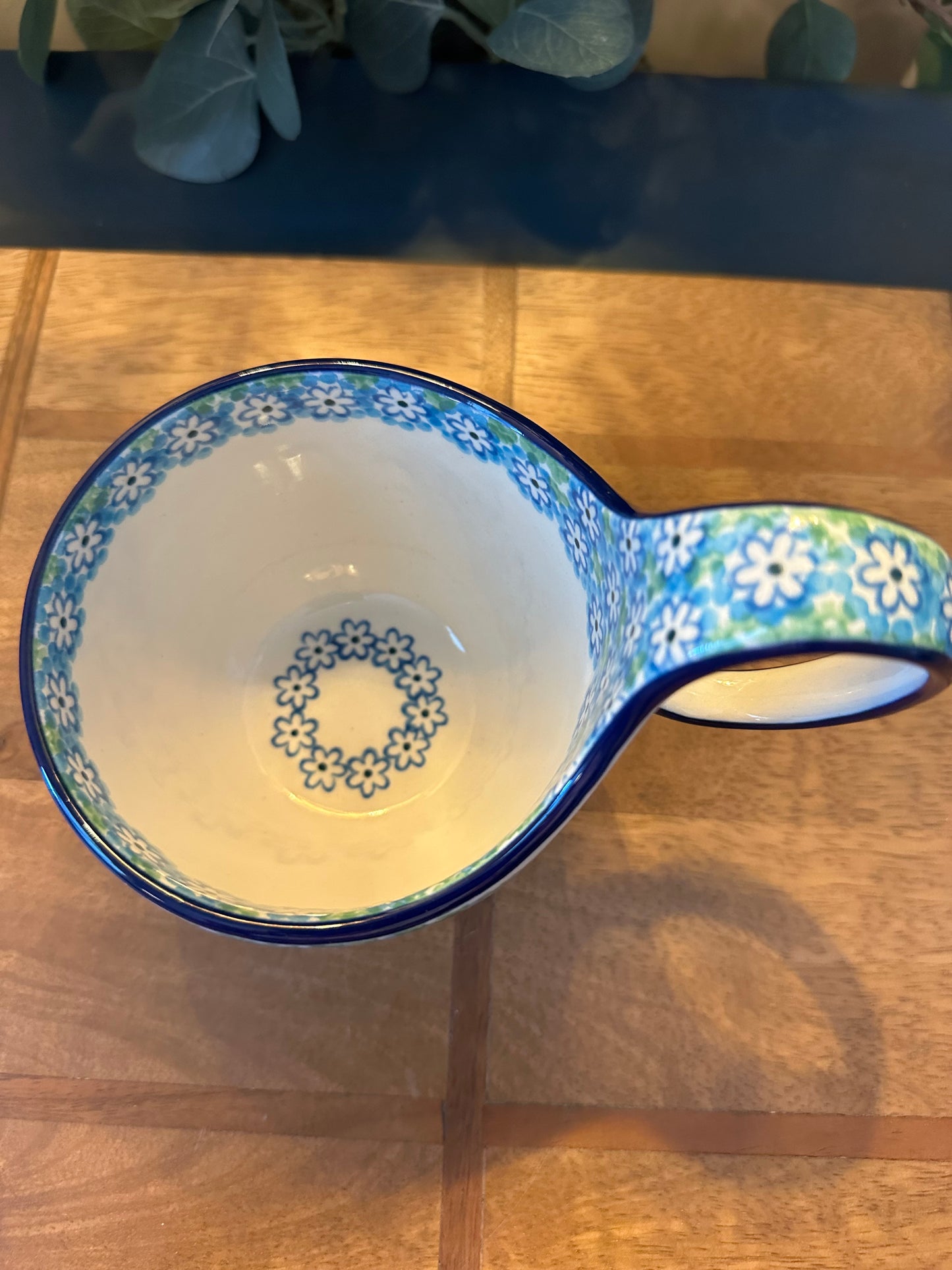 Ceramika Artystyczna Polish Pottery, Sea Daisy Loop Mug