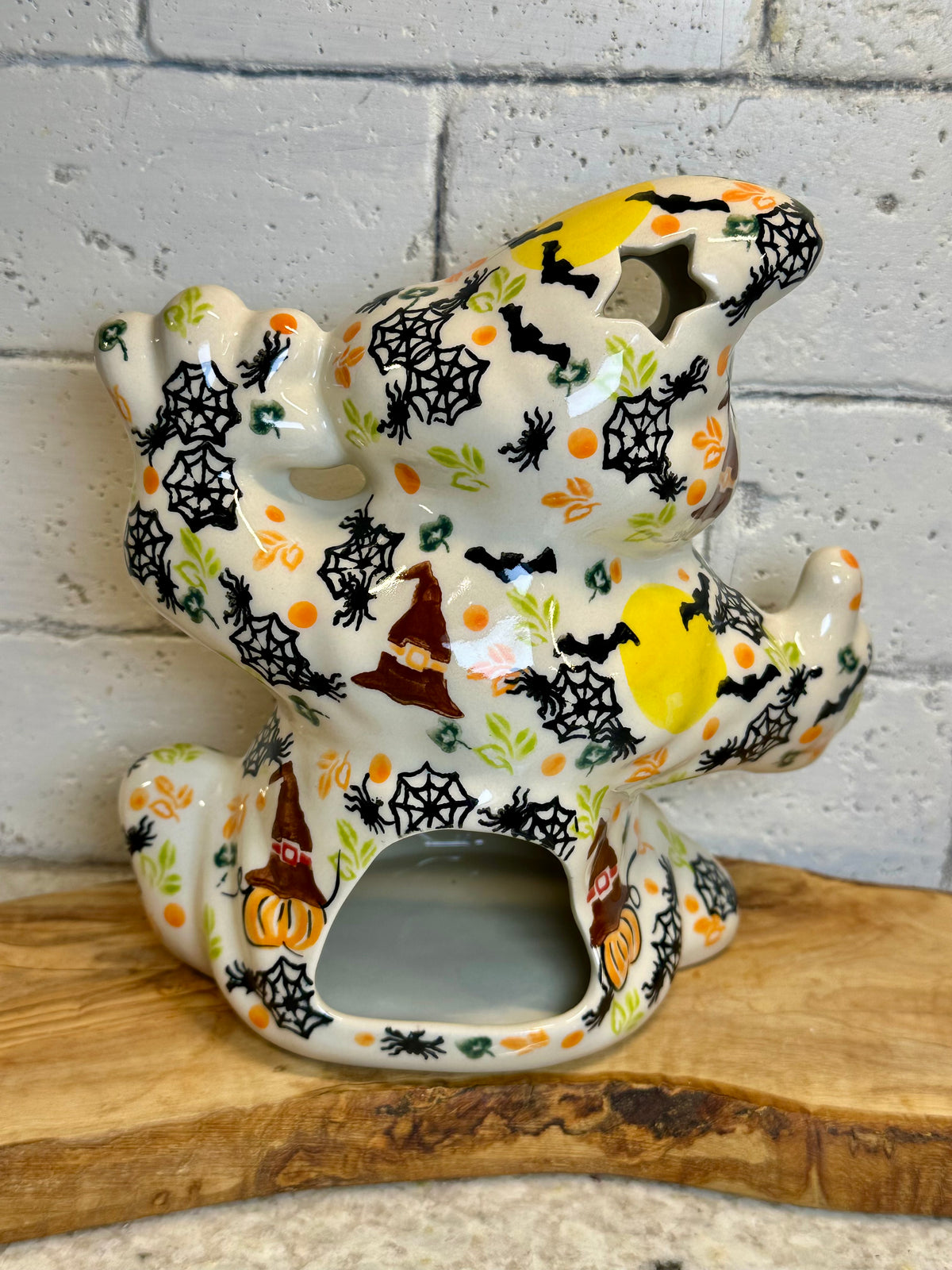 Vena, Spiders, Cats, Bats, Witches Hats, Large Chunky Ghost Luminary