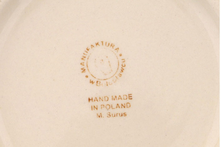 Manufaktura Polish Pottery, Burst Of Berries, Christmas Tree Luminary