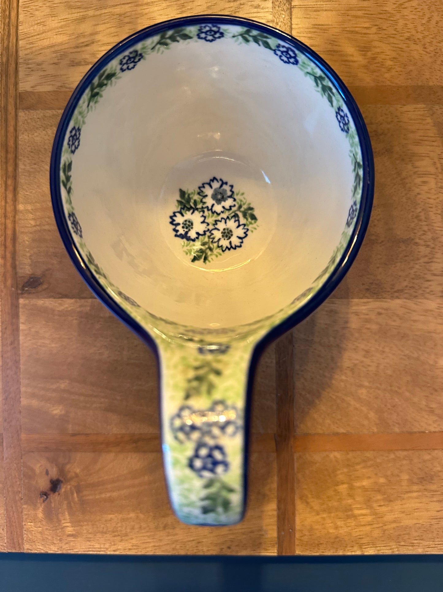 Ceramika Artystyczna Polish Pottery, Unikat 4734, Artist K. Dacyszyn, Loop Mug