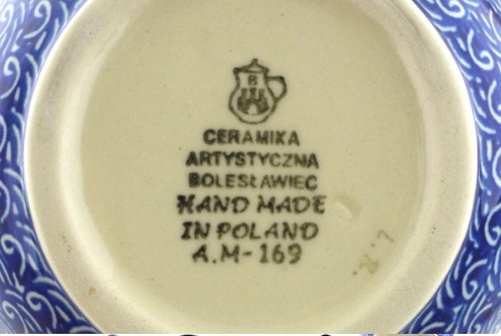 Ceramika Artystyczna Polish Pottery, Angel Fish, Loop Mug/Bowl