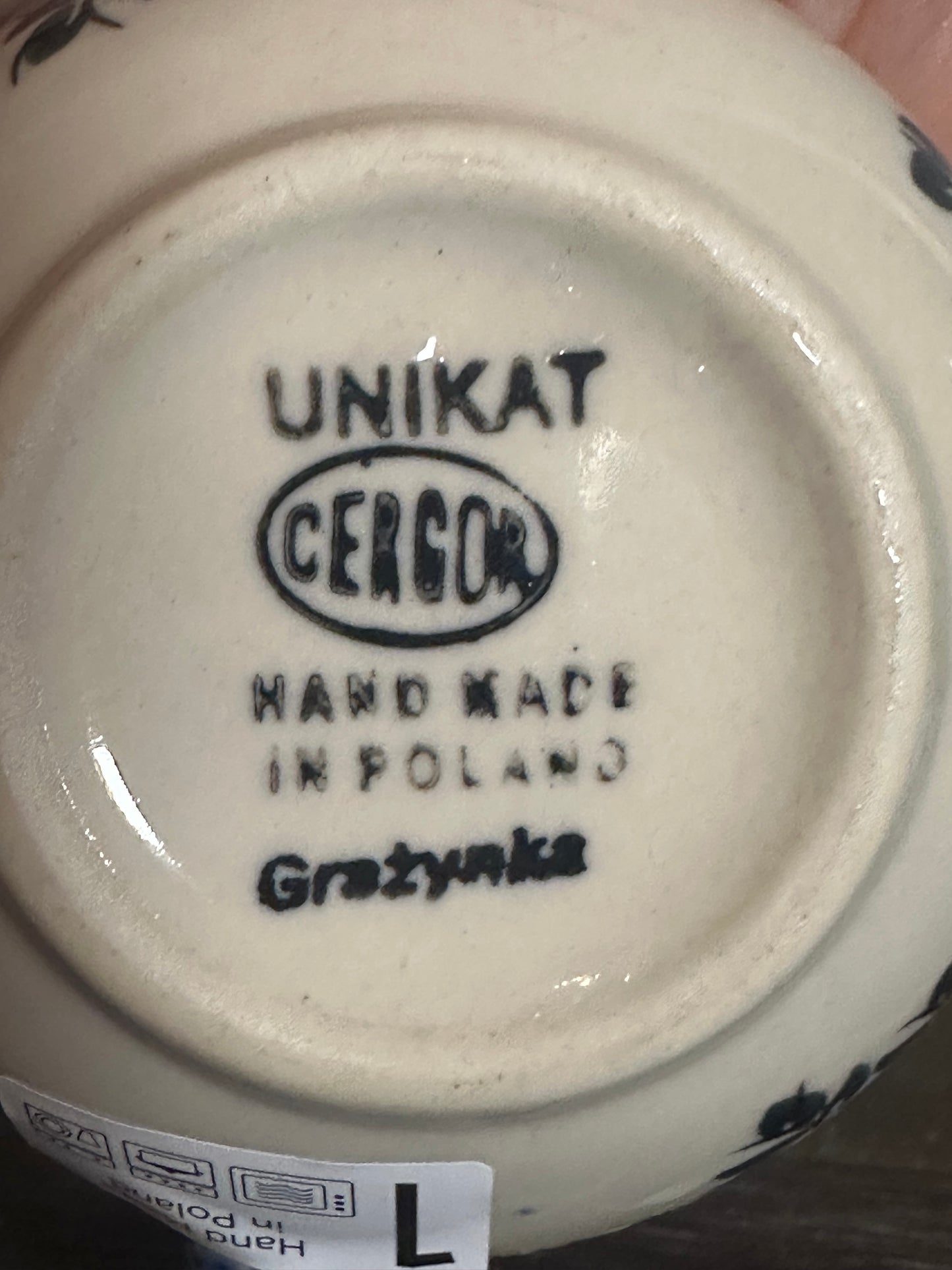 Ceramika Cergor, Blue Berry Special, Mug 12 oz.