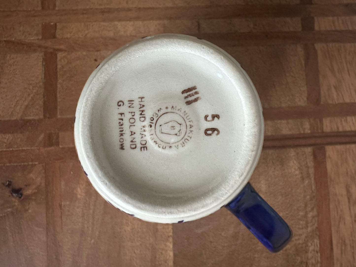 Preowned- Manufaktura Polish Pottery 12 oz Cup/Mug
