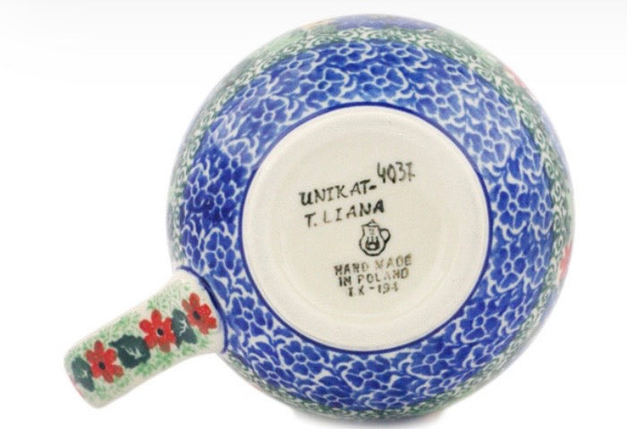 Ceramika Artystyczna, U4037, Delightful Garden House, Medium Bubble Mug