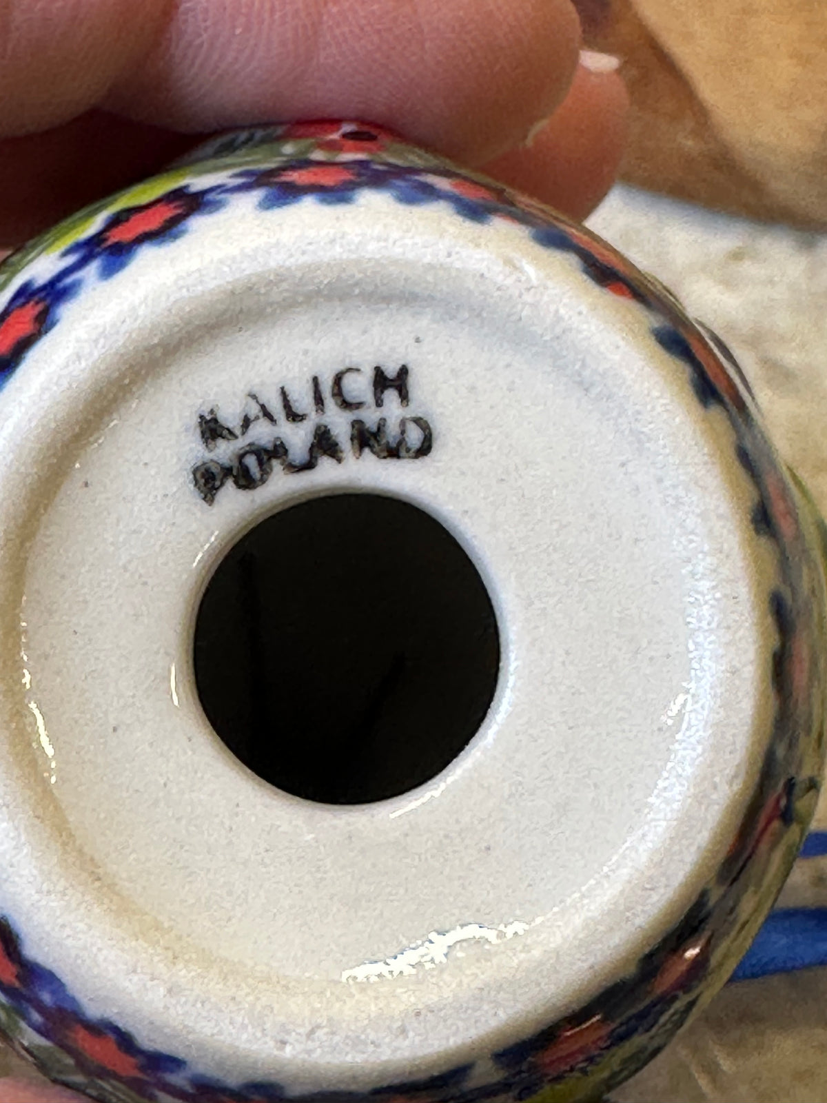 Kalich, Snowman with Green Hat, Rocking Horse Ornament