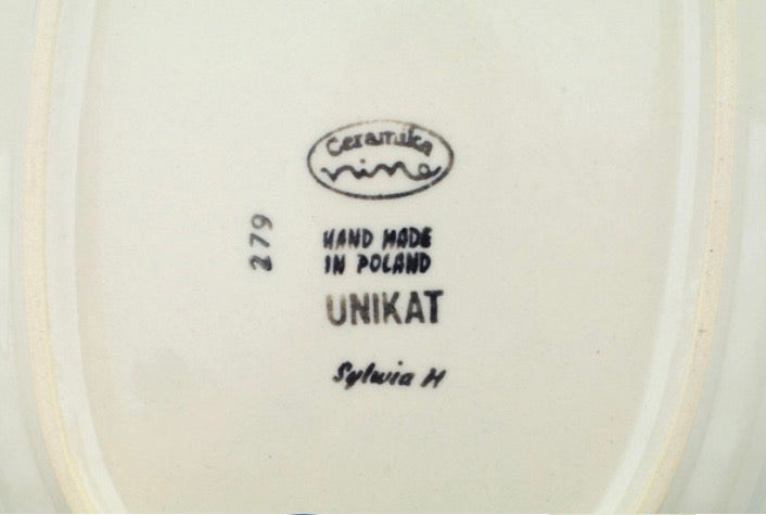 Nina, Gardens In Poland, Oval Platter 11.5"