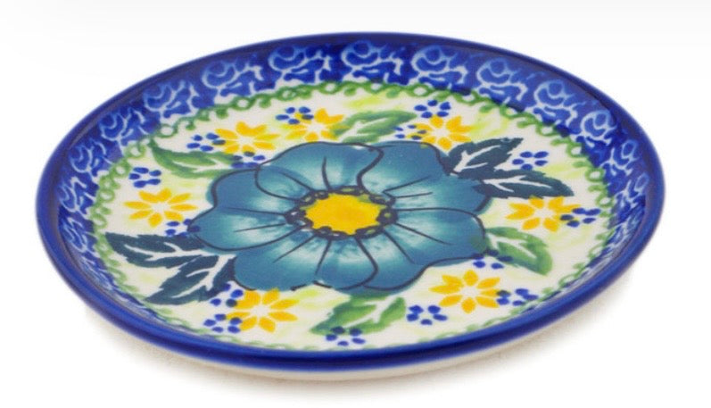 Bona, Cadet Blue Flowers, CoasterMini Plate