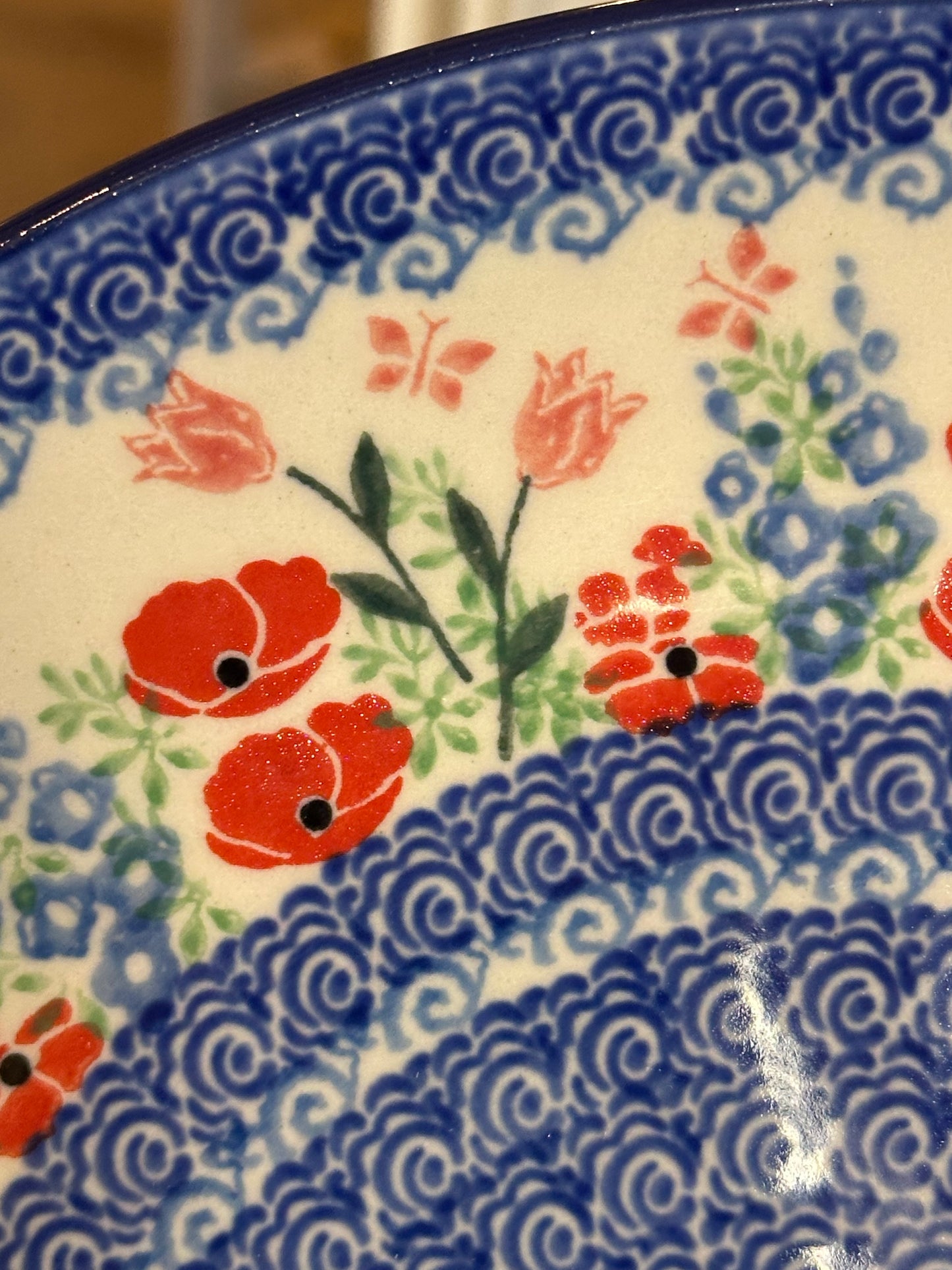 Ceramika Artystyczna, Dreaming Poppies, Dinner Plate