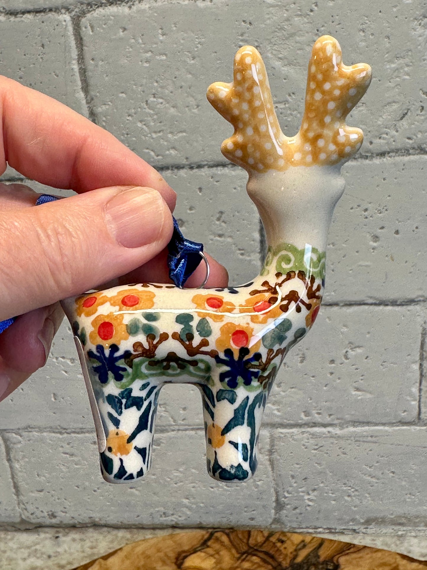 Manufaktura, Augusta, Reindeer Ornament