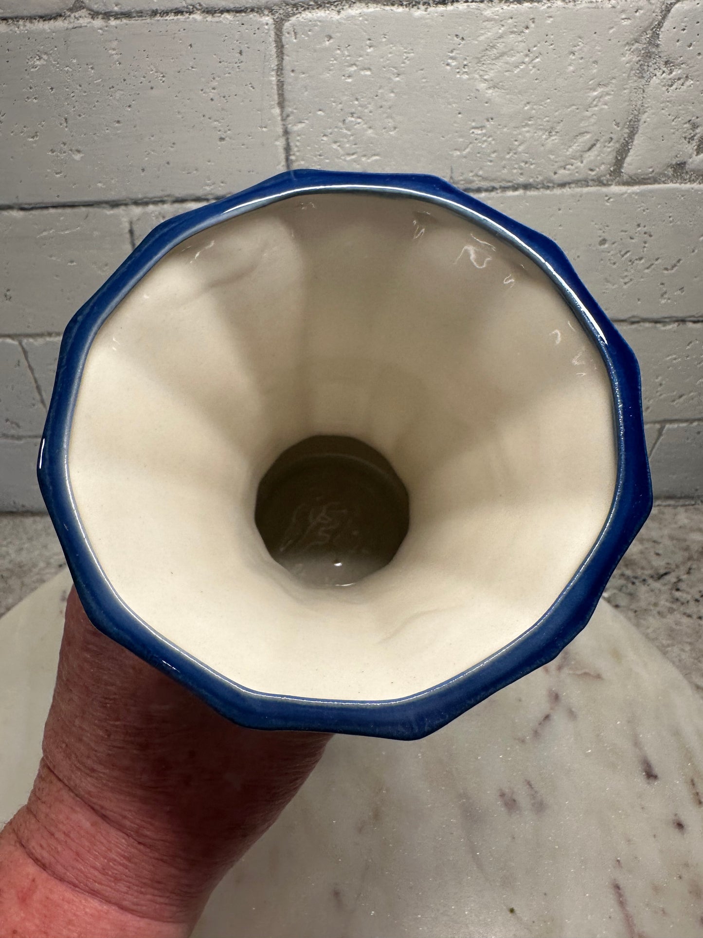 Andy Polish Pottery, Unikat Large Preowned Flowered Vase