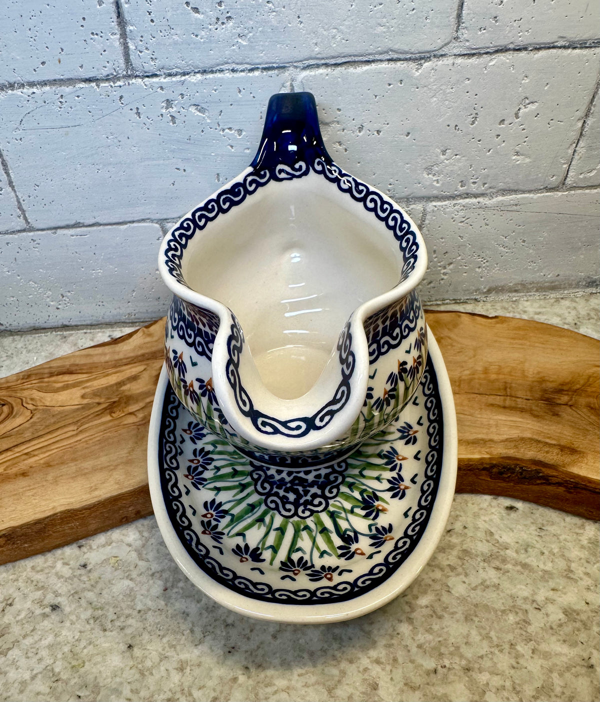 Manufaktura, Addie Jo, Gravy Boat with Tray