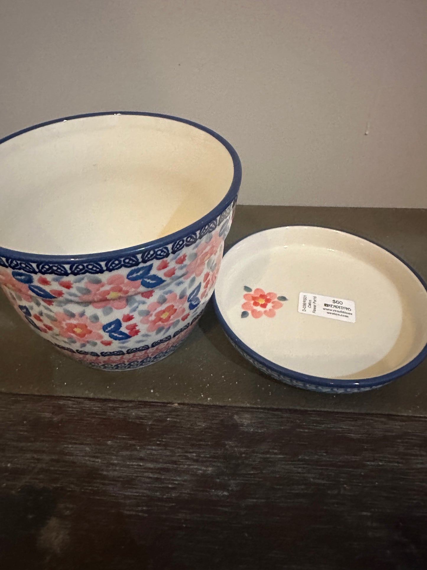 Manufaktura Calico Flower Pot/Planter