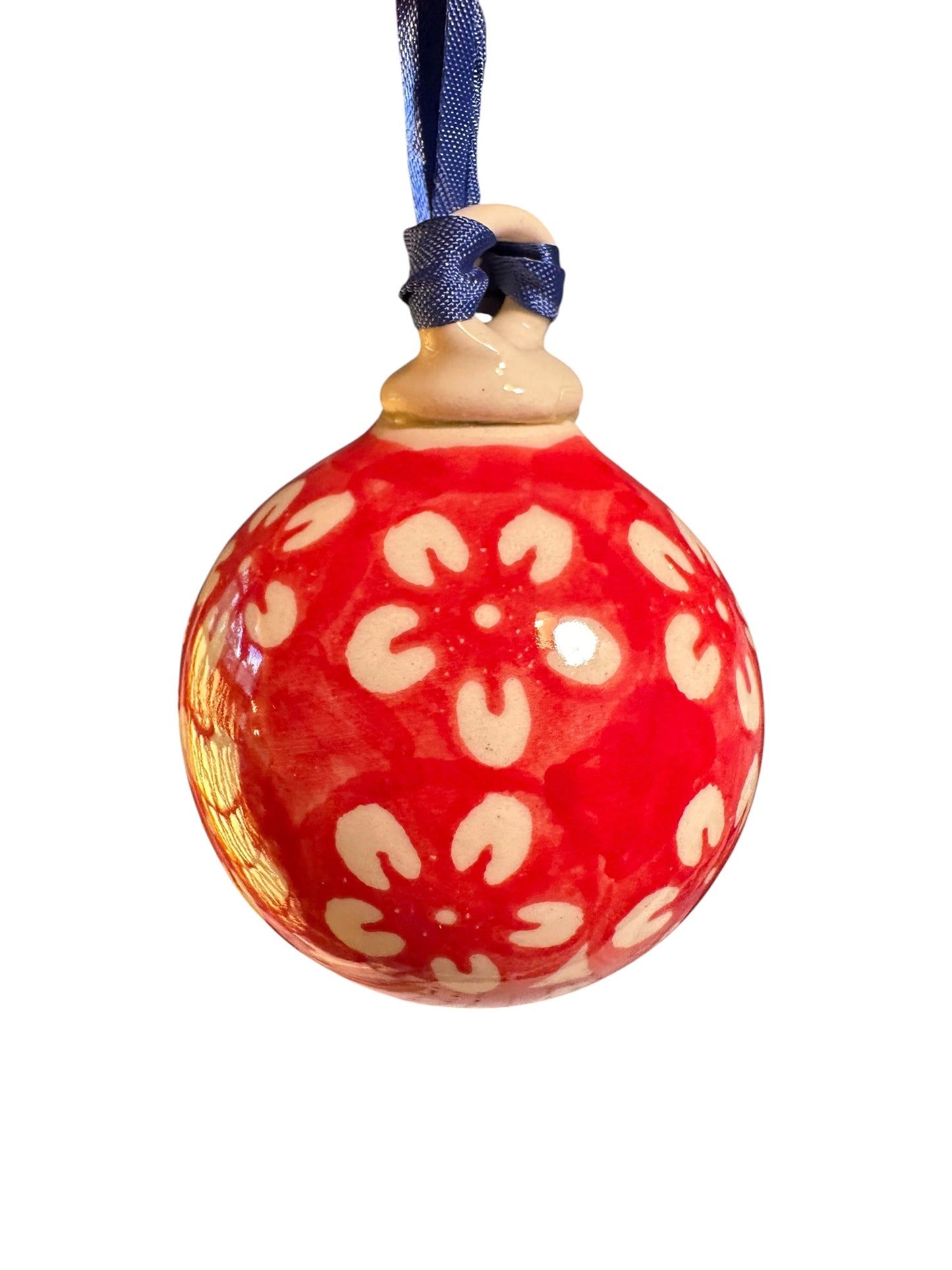 Manufaktura, Red Blossom, Christmas Ball Ornament