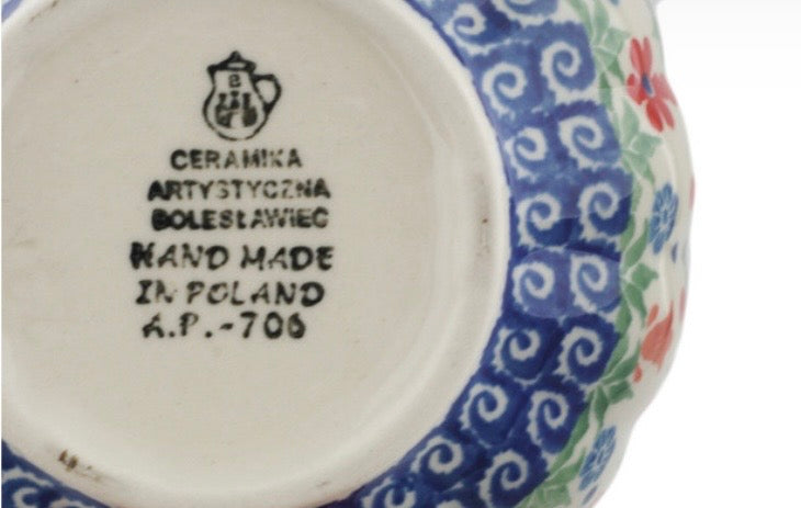 Ceramika Artystyczna, Babcia's Garden, Fluted Bowl
