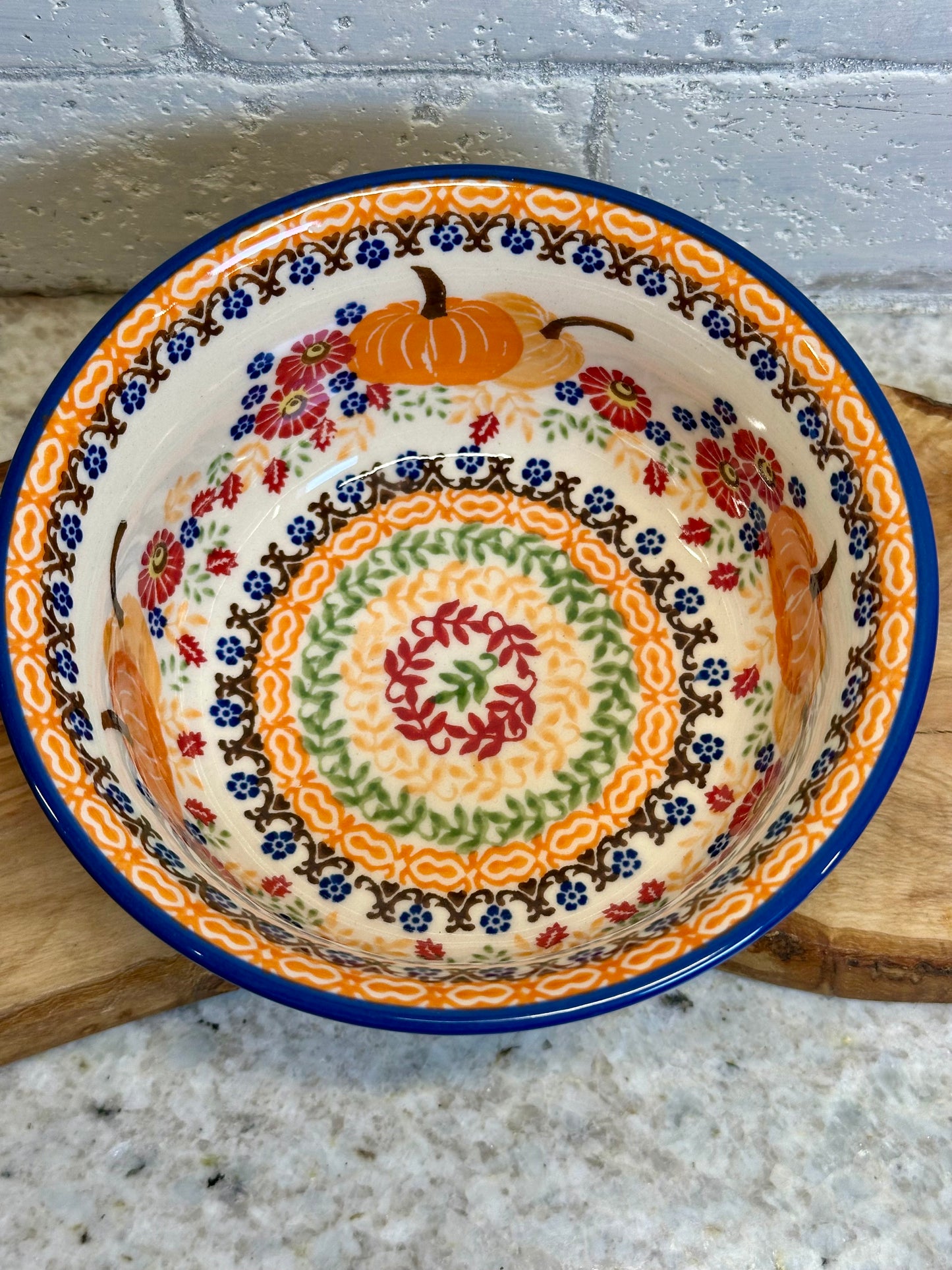 Manufaktura, Pumpkin Patch, Cereal Bowl