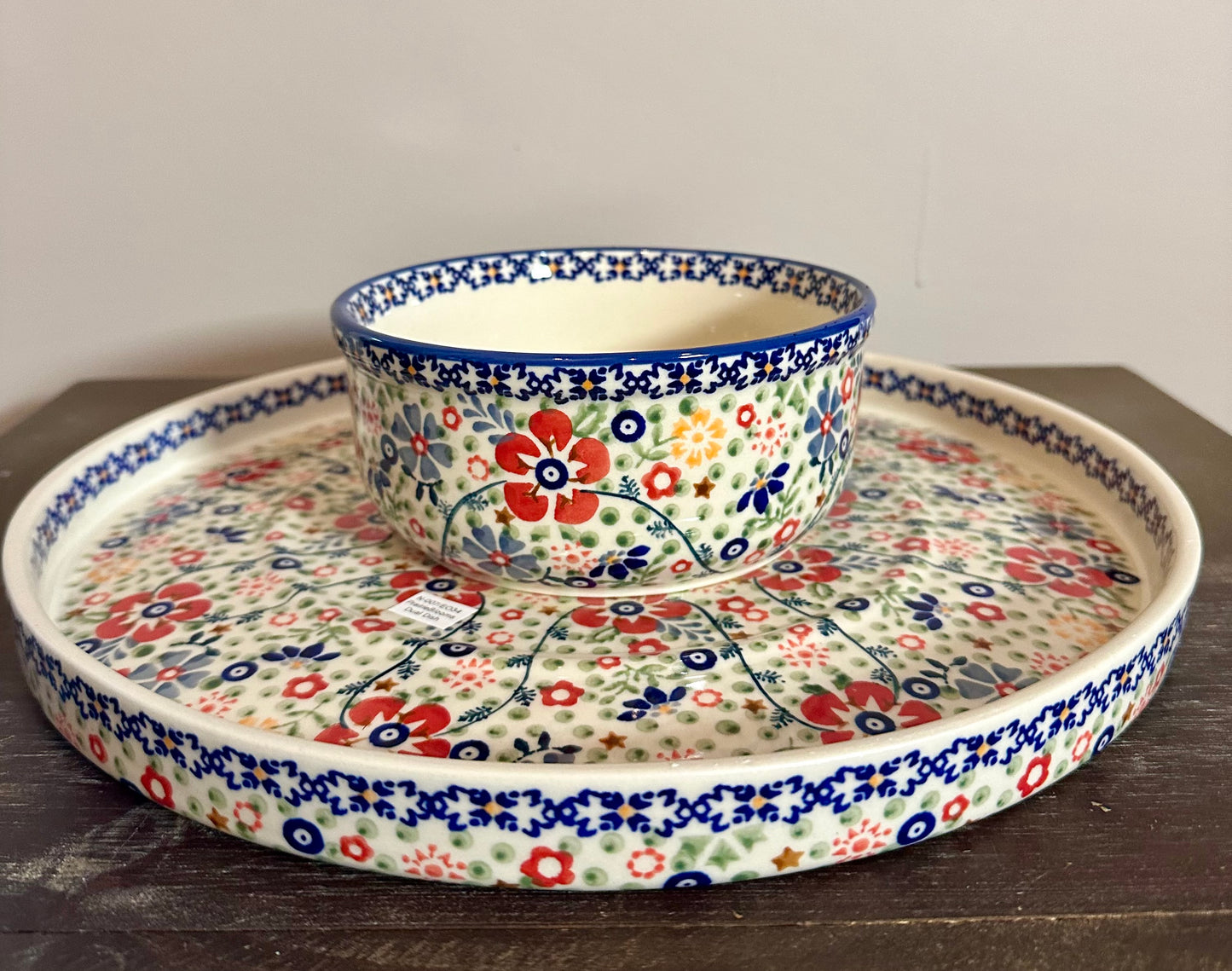 Manufaktura Prairie Blooms, Dual Dish