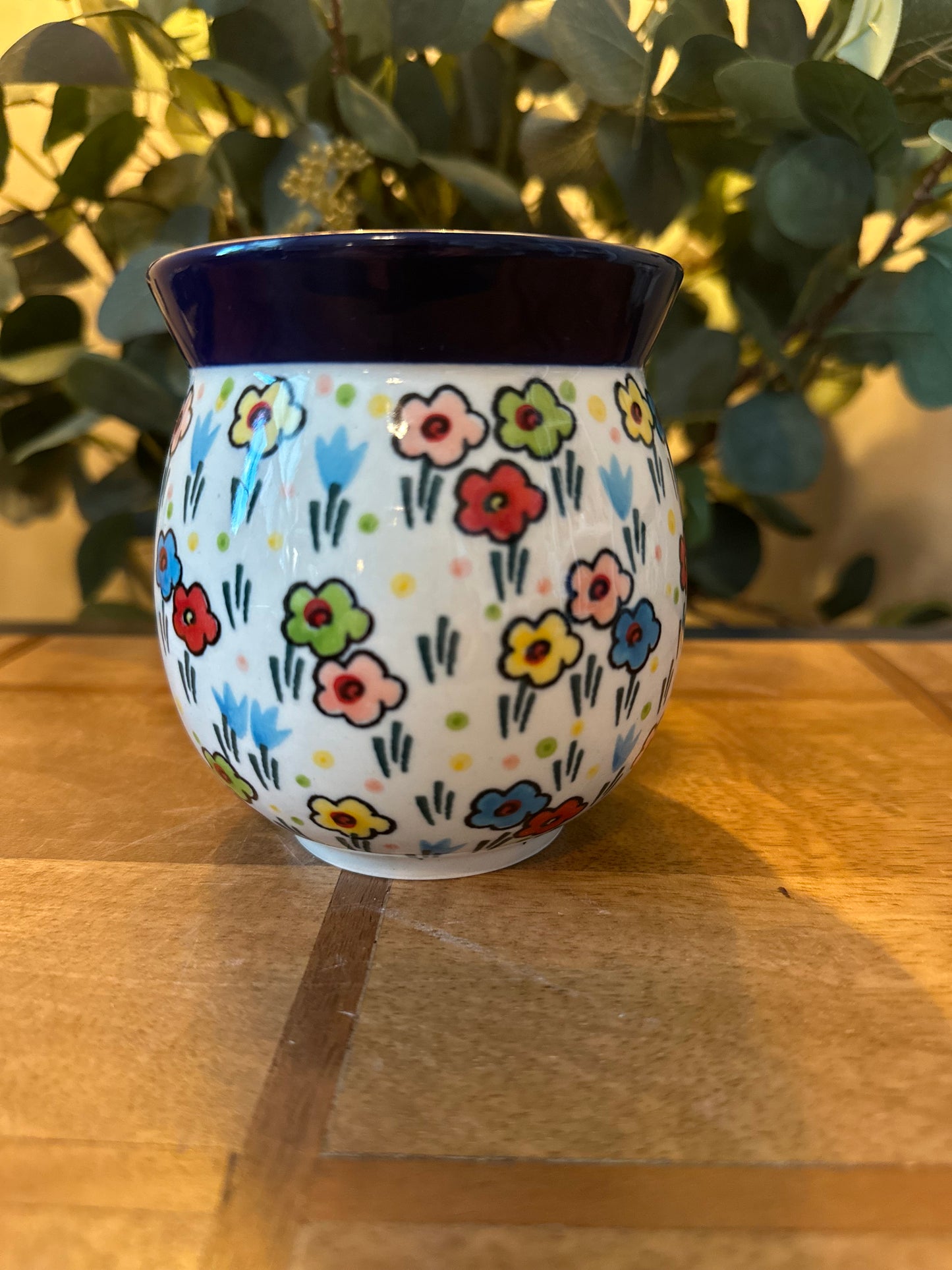 Ceramika Artystyczna Polish Pottery, Fun Time, Bubble Mug 16 oz.