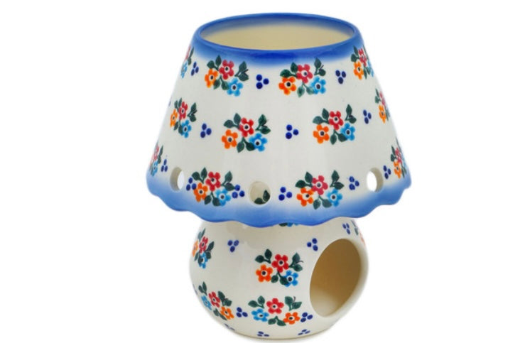 Cergor Polish Pottery, Unikat Sweet Clusters, Aroma Oil Burner Lamp