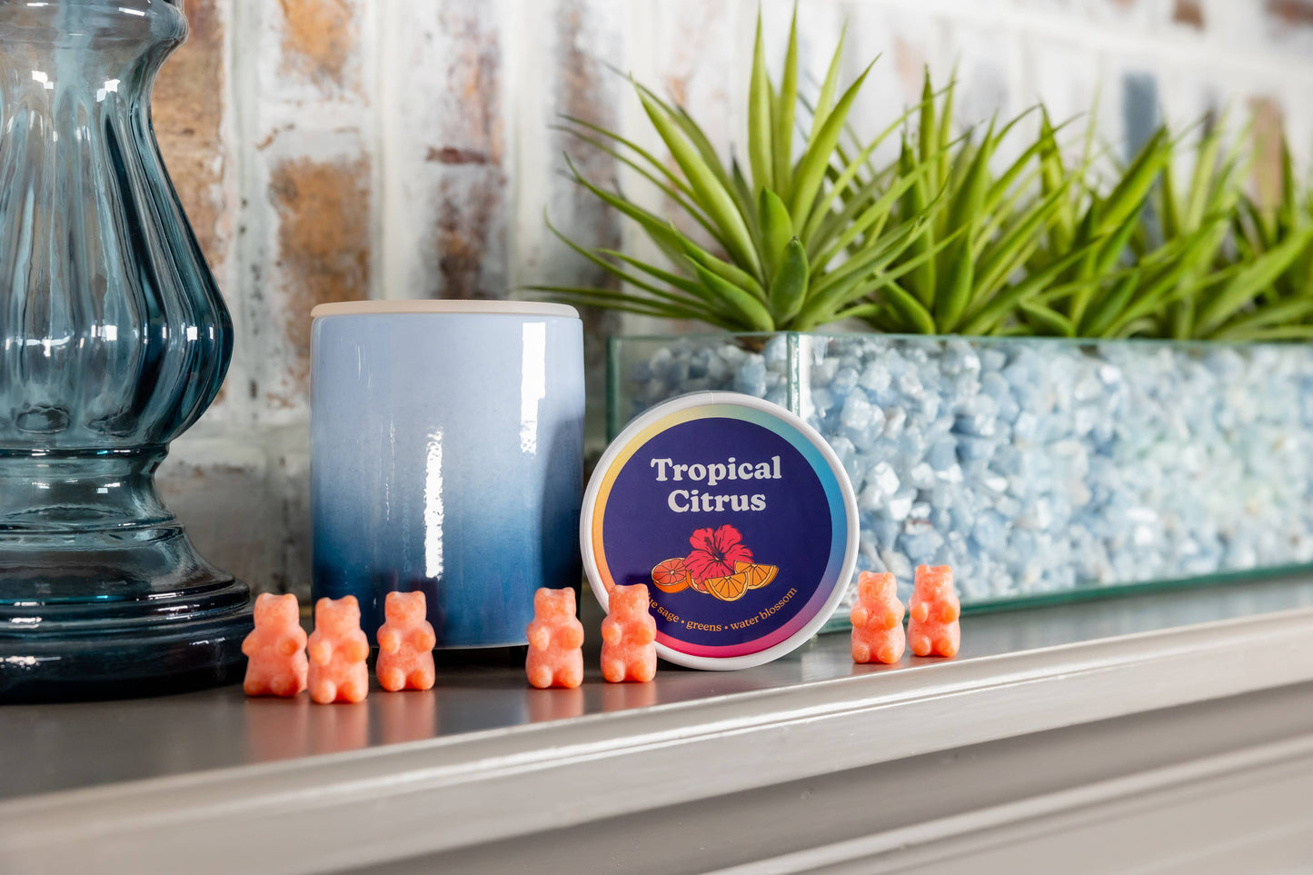 Tropical Citrus Wax Melts - 4oz Eco Tin or 8 oz pouch