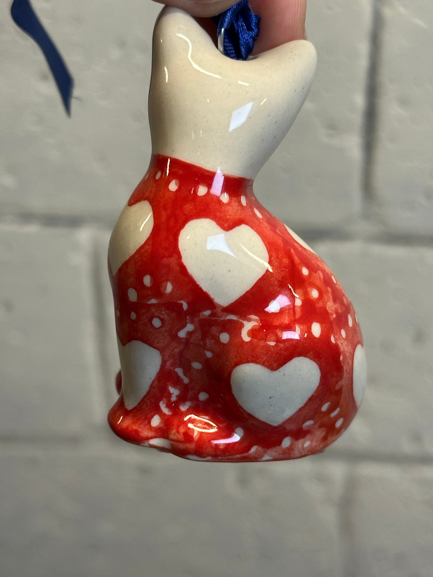 Manufaktura, Heartfelt, Cat Ornament